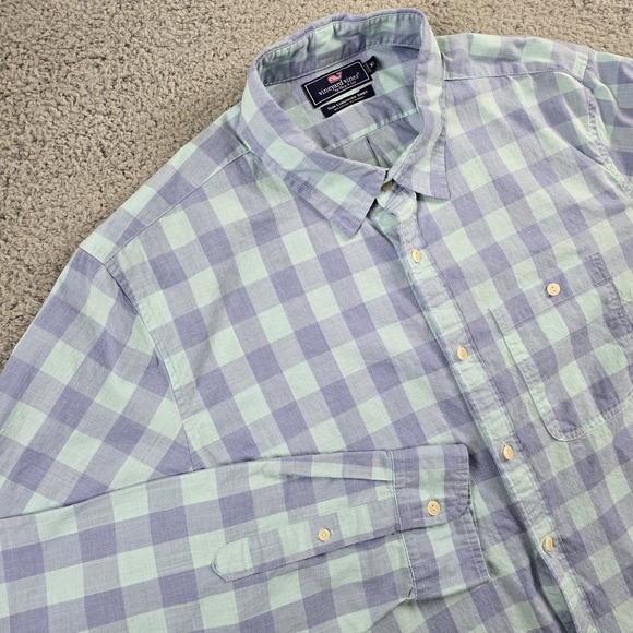 Vineyard Vines Other - Vinyard Vines Shirt Longshore Mens XL Slim Plaid Long Sleeve‎ Button Down